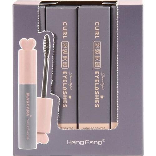 3D Mascara Lengthening Black Lash Eyelash Extension Eye Lashes Brush Beauty Makeup Long-wearing Gold Color Mascara QBMY