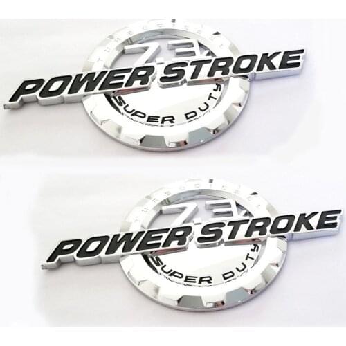 7.3L Powerstroke Emblem POWER STROKE International Badge F250 F350