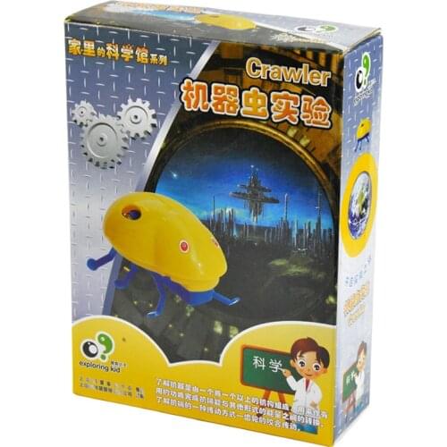 Free ship 1x Teenage children kids scientific science educational models experimental toy materials CRAWLER experiment toy
