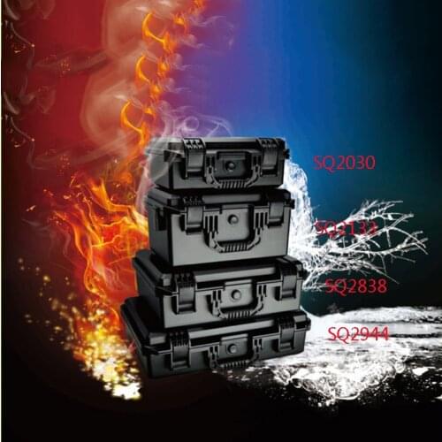 Hard plastic waterproof suitcase tool case with pre-cut foam