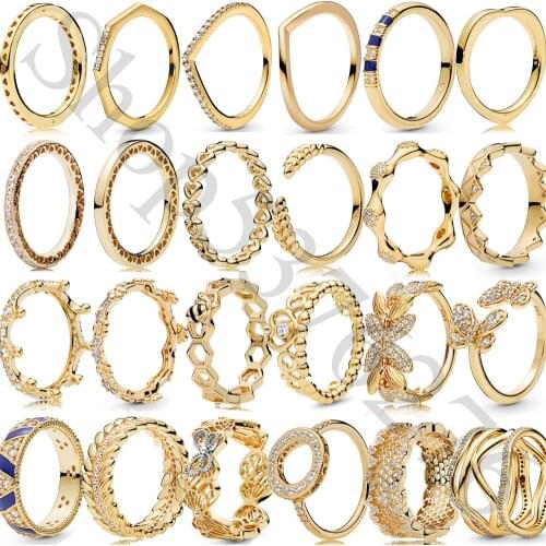 Ciaxy Women's Gold Rings