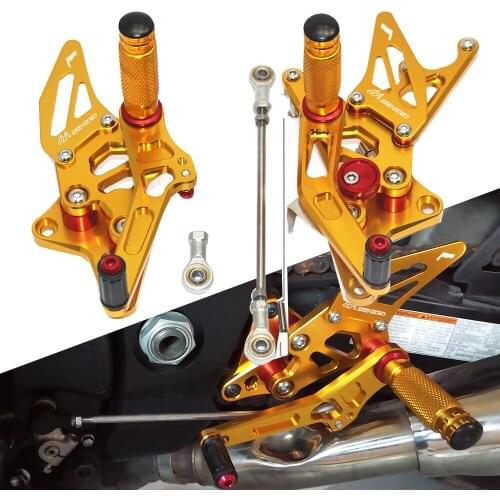 For SUZUKI HAYABUSA GSXR1300 1999 2000 2001-2007 GSX1300R GSX-R GSXR 1300 Motorcycle Rider Footrest CNC Adjustable Foot Pegs