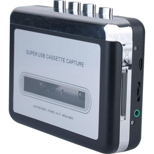 Ezcap218 old audio cassette tape to mp3 converter for Windows MAC Linux Activity edit software to Wave MP3 format and load on