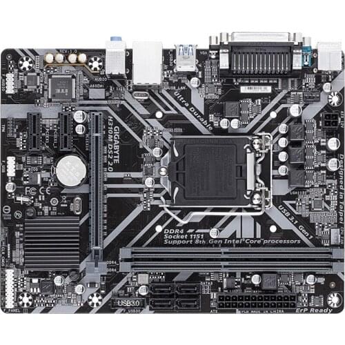 H310M-DS2 2.0 motherboard with printer port COM port support G5400
