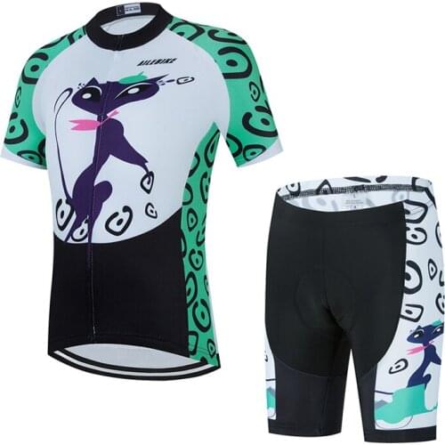 2021 New AILEBIKE Kids Cycling Jersey Set hedgehog Boys Girls Cycling Clothing Road Bike Shirts Suit MTB Maillot Ropa Ciclismo