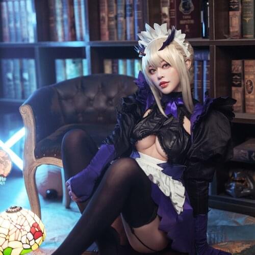 Anime Fate Grand Order Arturia Pendragon Game Cosplay Costume Women Halloween Carnival Party Uniform Brand New