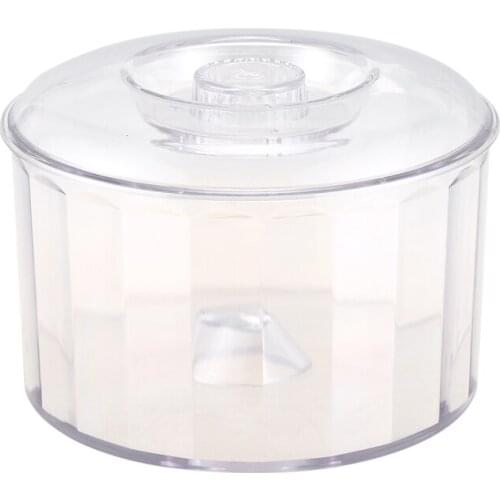 KT-185 Magnetic Clear Tumbler/Bucket, Barrel Polishing Bucket Drums, Jewelry Tool