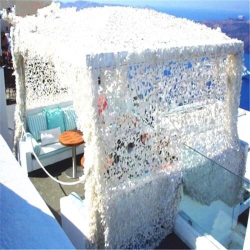 Summer Sun Shelter White Camouflage Net Anti-uv Shade Nets Durable Awning Canopy Lightweight Pergola Cover Pool Garden Decor