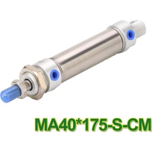 MA40*175-S-CM Airtac type MA MAD Stainless Steel Mini stainless steel air cylinder with high quality MA 40-175 ma40-175 MA40x175