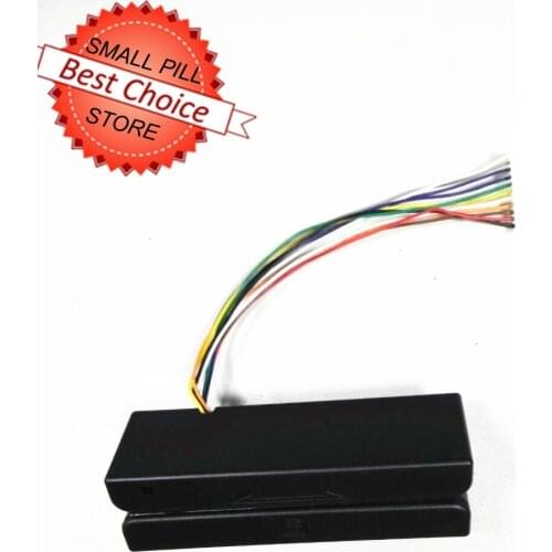 Mini Magnetic Stripe Card Reader 3 Track RS232 /PS2/USB/ TTL track 1 2 3