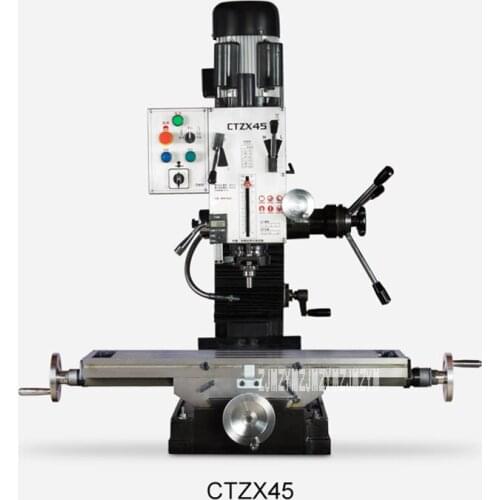 CTZX45 Multi-functional Drilling and Milling Machine Industrial Milling Machine Household Processing Metal Bench Drill 220V/380V