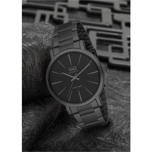 Black Metal Watch For Men