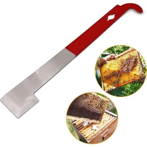 Stainless Steel Bee Hive Tool J Shape Hook Bee Frame Lifter And Scraper Beekeeping Equipment Scraping Knife Tool