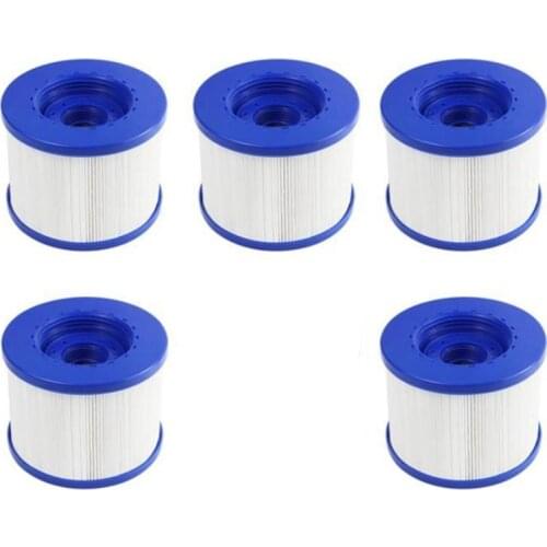 NEW-5Pcs Spa Pool Filter Replacement Cartridge for CLUB Wave Spa, Inflatable Winter Swimming Hot Tub Filter Accessories