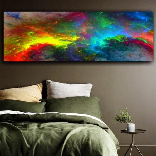 Wangart Poster Canvas Print Colorful Bedroom Decoration Abstract Wall Picture For Living Room Canvas Mural Modern Simple Room