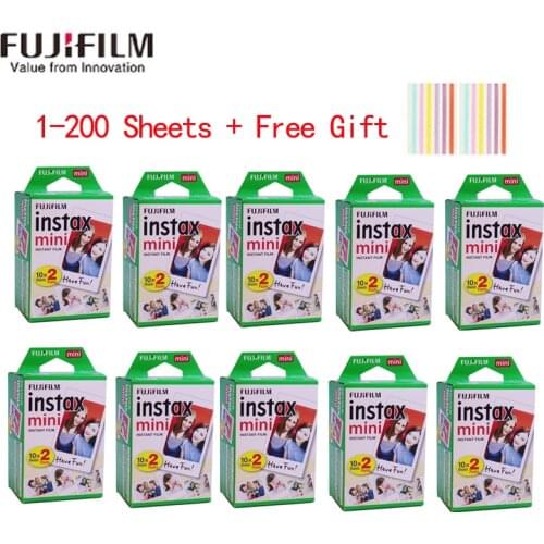 20-200 sheets Fuji Fujifilm instax mini 9 8 white Edge films Colour Fims for instax camera