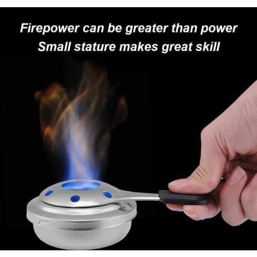 Portable Stainless Steel Alcohol Burner High Quality And Durable Material Household Kitchen Mini Fondue Pot Burner