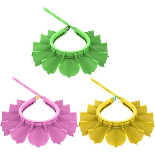 Baby Adjustable Cartoon Style Shampoo Cap Infant Bathing Ear Protection Hat Waterproof Shower Head Cover Kids Bath Accessories