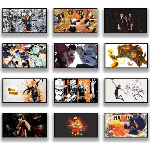 Modern Japanese Anime Haikyuu Figure Canvas Painting Posters and Prints Wall Art Picturees for Living Room Decoration Cuadros