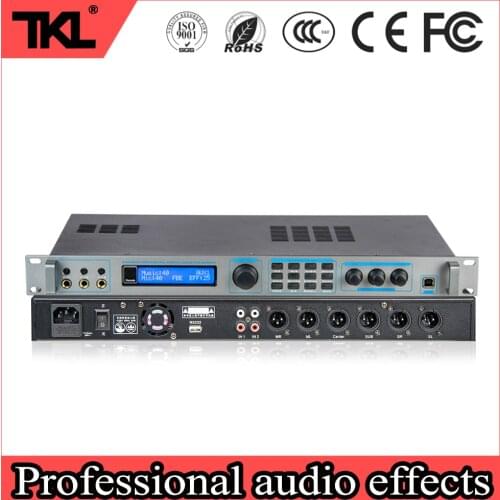 TKL stage professional DSP digital effects X7 3 in 6 out family karaoke audio effect system
