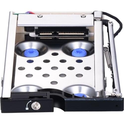 Uneatop 2.5 inch SATA Tray-less shockproof internal hdd mobile rack for 2.5in hdd enclosure