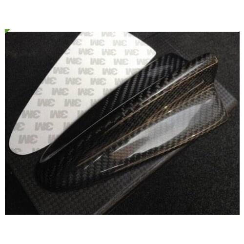 UNIVERSAL CAR CARBON FIBER STYLE SHARK FIN ROOF ANTENNA