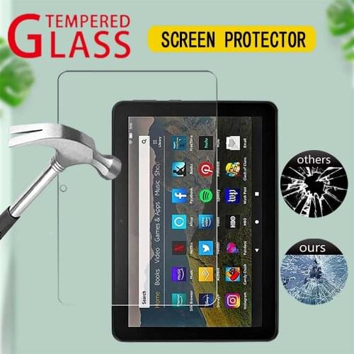 Tempered Glass Screen Protector For Fire HD 8 Plus 10th Gen 2020 Tablet Protective Film Guard