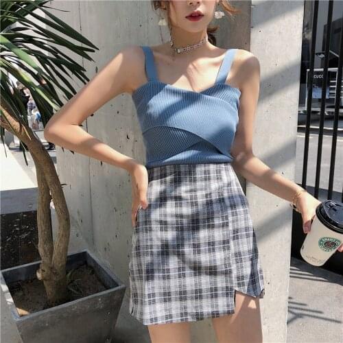 Women Crop Tops Female Sexy Solid Crop tops Cross Chest Fashion Crop Tops Ladies Strapless Spaghetti Crop Top For Women