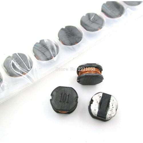 10PCS/LOT 10uH 10UH 100 SMD Power Inductor CD105 Inductors 10*9*5.4mm SMD Inductance