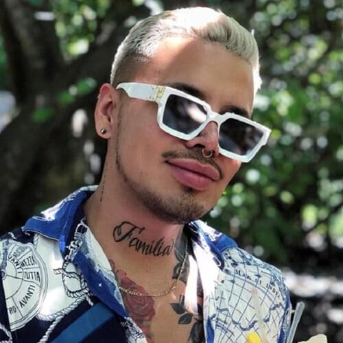 2021 Fashion Square Mens Sunglasses Vintage Steampunk Sun Glasses Women Colorful Eyewear Aolly Eyeglasses Frame UV400 Driving