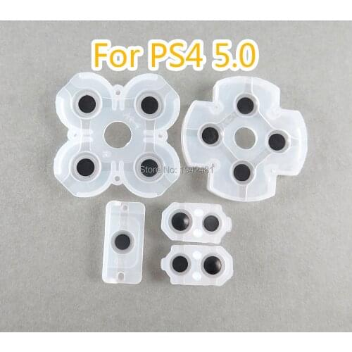 5sets Better Quality Conductive Rubber Pads For PS4 JDM055 for PS4 JDS 050 055 Controller L1 R1 L2 R2 Rubber Silicon Conductive