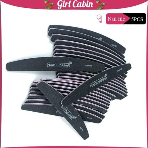 Acrylic Professional Polisher Grit Nail Files Strong Sandpaper Safe and harmlessWashable Nail Buffer Emery Board Manicure Set