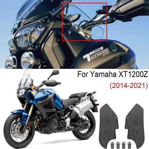 Motorcycle Accessories Side Windshield Clear Windscreen Wind Deflector Screen For Yamaha Super Tenere XT1200Z 2014-2021