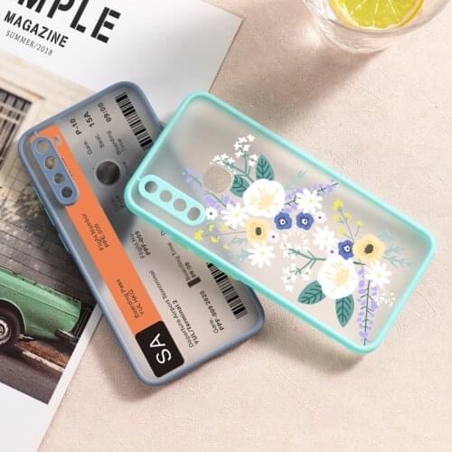 Case Redmi Note 8 Pro For Xiaomi Funda Redmi Note 9S 9 Pro Max 9C NFC 9A 8A Mi Note 10 Lite Ultra Flower Painted Capa Lens Cover