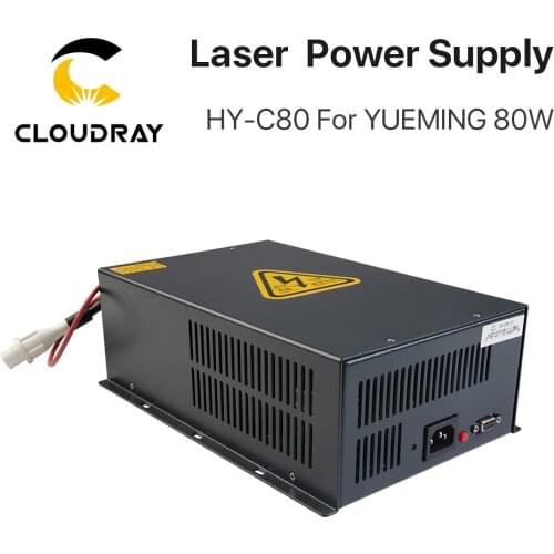 Cloudray HY-C80 CO2 Laser Power Supply 80W For YUEMING Engraving / Cutting Machine