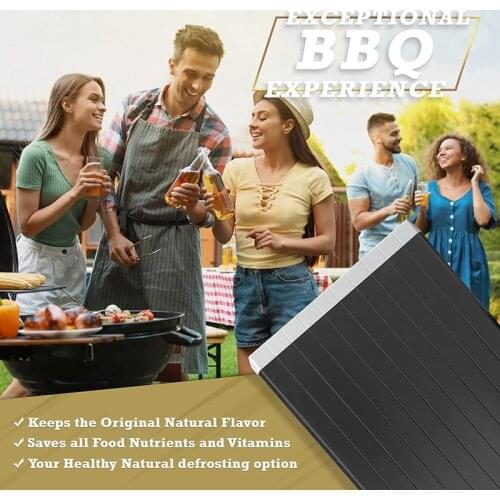 Hot BBQ Fast Defrosting Tray for Freeze Meat Meat Defroster Tray Aluminum Meat Thawing Board Defrosting Plate Board