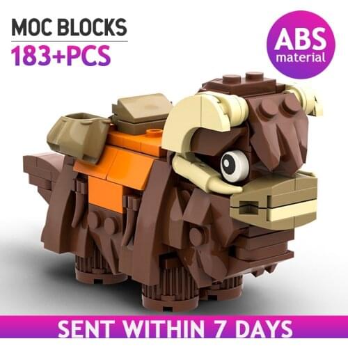 Space Series Wars Animals Figures Beast Banthaed Building Blocks MOC Bricks Model DIY Assembly Toys For Kids Birthday Gifts