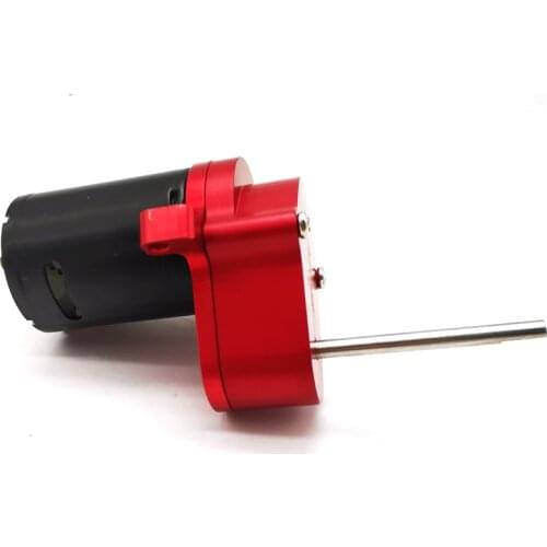 Metal Speed Changing Gearbox with 370 Brushed Motor Speed Change Transmission Gear Box Upgrade Parts For 1/10 WPL D12 RC Car