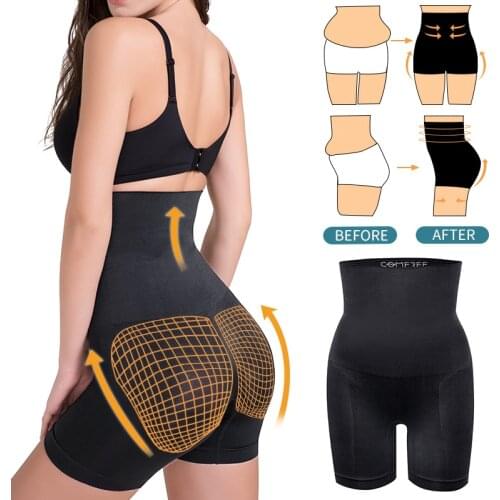 High Waist Shapewear Body Shaper Butt Lifter Waist Trainer Booty Enhancer Control Panties Tummy Slimming Underwear Fajas Shorts