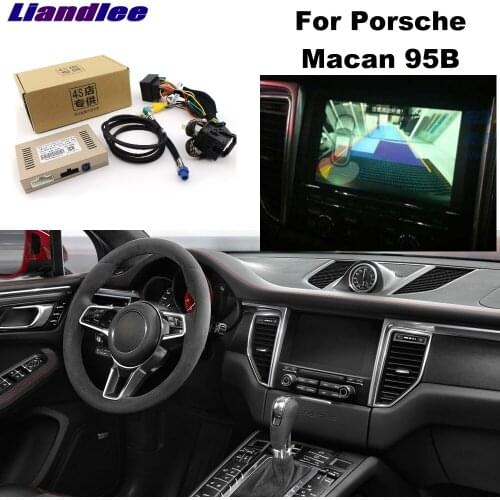 Liandlee Parking Camera Interface Reverse Back Up Park Camera Kits For Porsche Macan 95B Original Display Upgraded