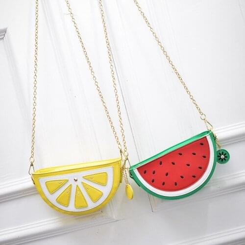 Lemon Watermelon Women Cute ·Bag Zipper Messenger Bags Girls Crossbody Waterproof Handbags Designer Purse for Lady Shoulder Bags
