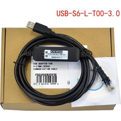 Suitable for Inovance IS620P/600P/SV660N/SV630P servo debugging cable USB-S6-L-T00-3.0