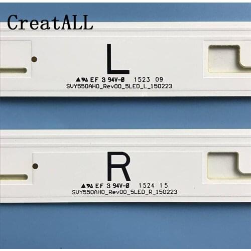 Used LED Backlight strip 5 lamp For Sony 55"TV SYV5544 LSY550FN01 KD-55X8000C 55X8005C 55X8005 SVY550AH0-REV00-5LED-L/R