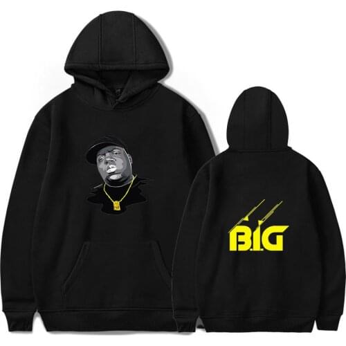 Print Notorious Big Sweatshirt Hoodie Fashion Hip Hop Brand Hooded Sweatshirt Pullover ing BIGGIE Men/women Clothes