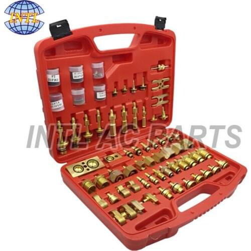 Universal Leak Detection Test Adapter for Asia Car Honda Toyota Mazda Air Conditioning Repair Tools