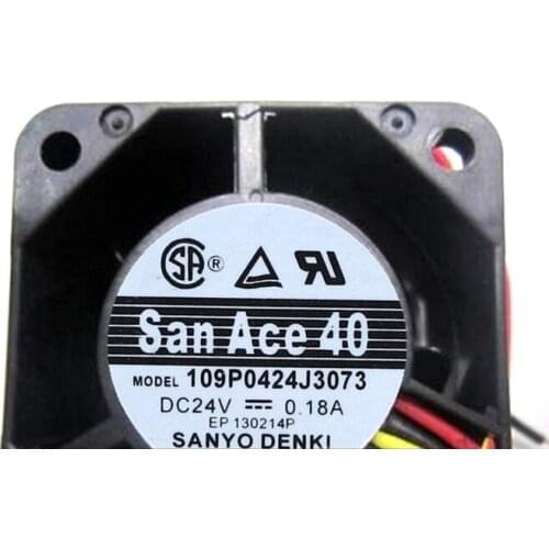 Fan SanAce40 sanyo 109P0424J3073 4028 4CM 24V 0.18A SANYO DENKI original new