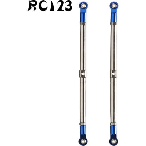 1/10 LOS234003 7MM Thicker 150MM Stainless Steel Rear Suspension Upper Links For Losi Race Baja Rey Rock Desert Truck