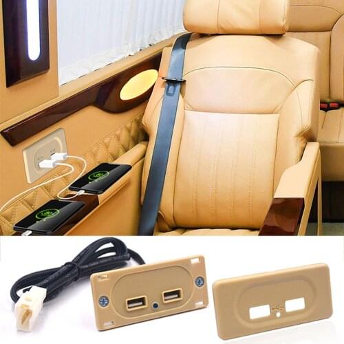 Dual Usb Charger 3.1a Charging Usb Ports Socket With Led For 12v Boat Rv Caravan Replacement Rv Accessories