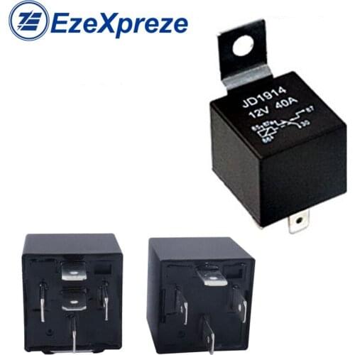 1pc JD1912 JD1914 Car Auto Automotive SOLENOID Relay 12V/24V 40A 4pins 5pins Normally Open or switch Contact Universal