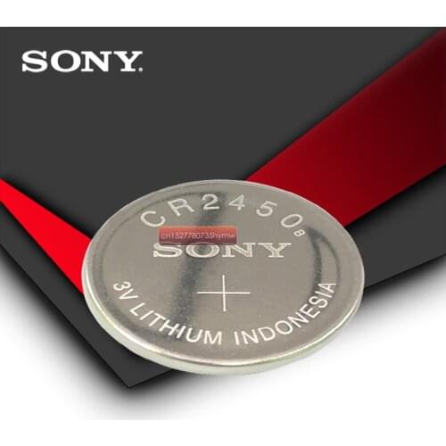1pc Sony 100% Original CR2450 CR 2450 3V Lithium Coin watch Key Fobs Battery Batteries For swatch watch For LEXUS Car Contro
